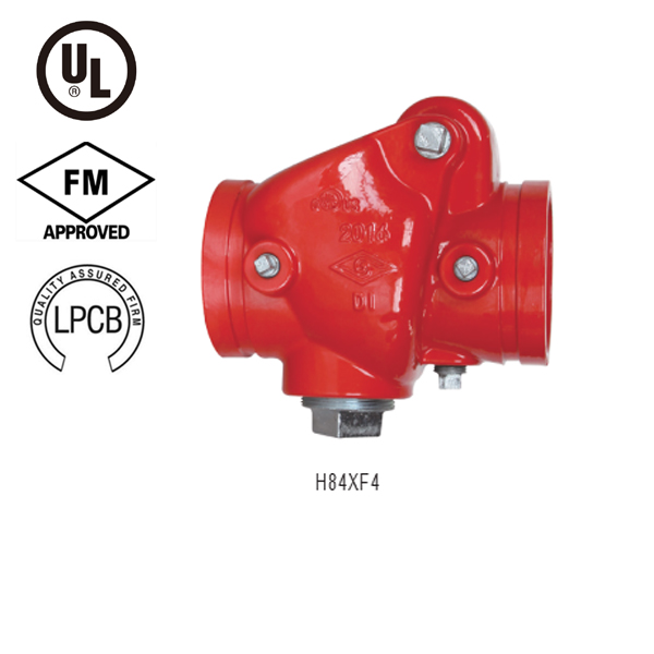 Grooved Resilient Swing Check Valve  PN10/16, UL/FM/LPCB Approved, H84X