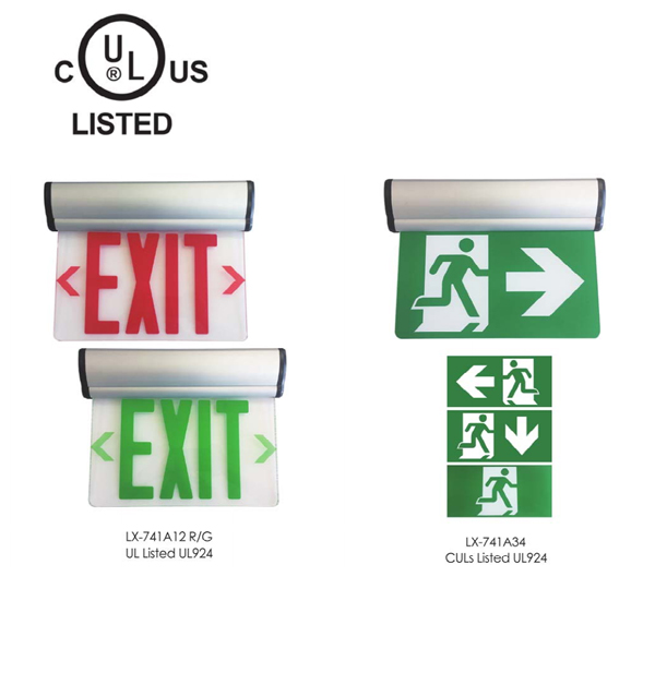 UL Listed Exit Sign LX741A